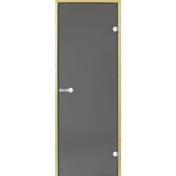 BASTUDÖRR HARVIA 7X19 RÖKGRÅ FURUKARM