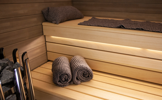 BASTUKUDDE HARVIA BY LUHTA GRÅ 22X40 I TYG