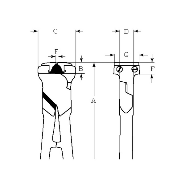NAJTÅNG BAHCO 1519 D 230 MM