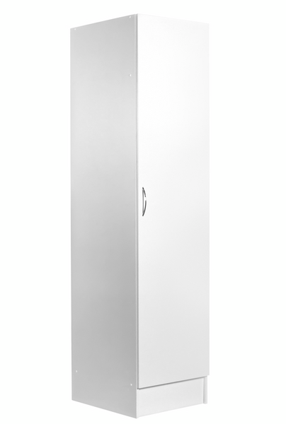 PAKETGARDEROB GOODIY 50CM VIT OBS! 2 KOLLI (1STÅNG+4HYLLA)