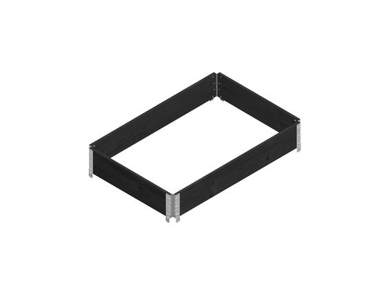 ODLINGSKRAGE 120X80CM SVART GOODIY