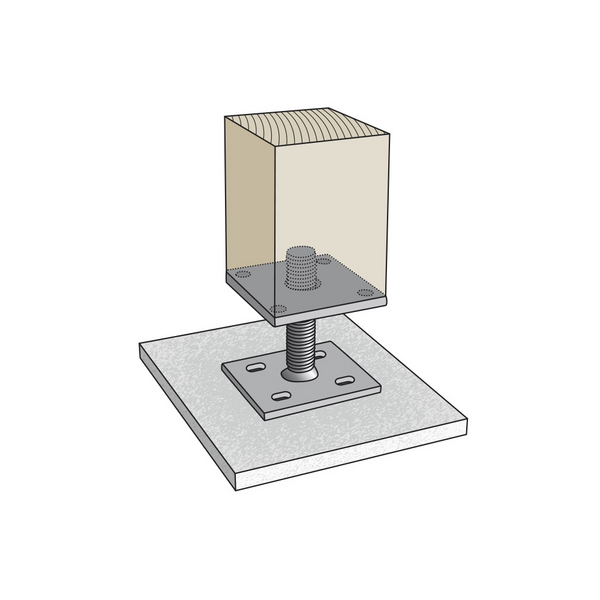 STOLPHÅLLARE CSPA CE M20X80X90X97
