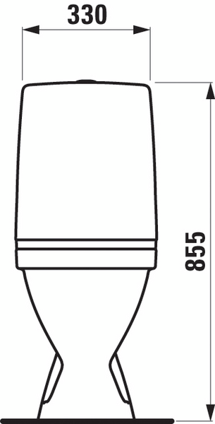 WC-STOL LIANNA DOLT S RIMLESS VIT MJUK SITS INGÅR