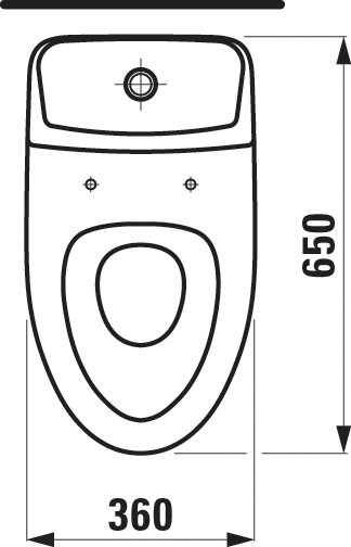 WC-STOL LIANNA DOLT S RIMLESS VIT MJUK SITS INGÅR