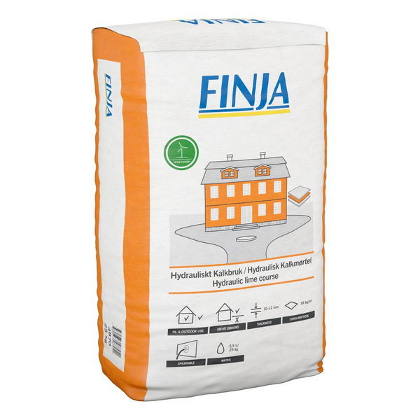 KALKBRUK FINJA HYDRAULISK PUMPBAR 0-3MM 25KG