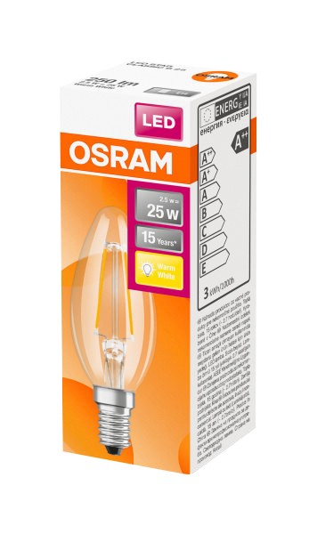 LED-LAMPA KRON (25) KLAR E14