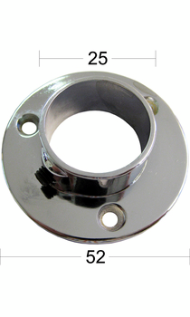 RÖRHÅLLARE 351-25 VIT 2P FÖR 25MM RÖR