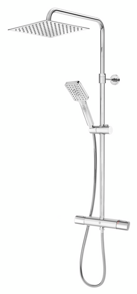 Suihkujärjestelmä Gustavsberg Nautic Square kromi