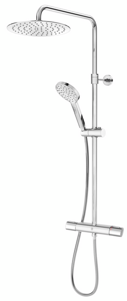 Suihkujärjestelmä Gustavsberg Nautic Round kromi