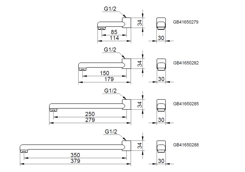 D-juoksuputki Gustavsberg kääntyvä 150mm