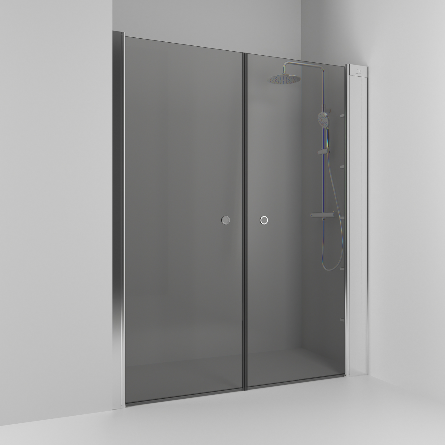 NISCHDUSCH SVEDBERGS SKOGA RAK ALU BLANK RÖK DUBBEL INTHT 178X198X3CM