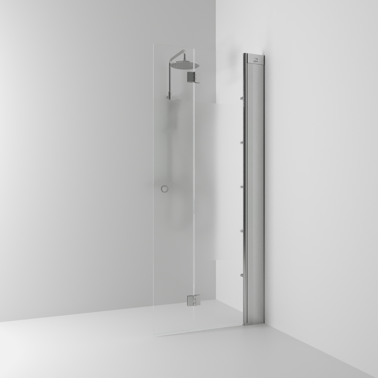 SKÄRMVÄGG SVEDBERGS SKOGA VIKBAR ALU MA HALVFROS INTHT 76,3X3X198CM