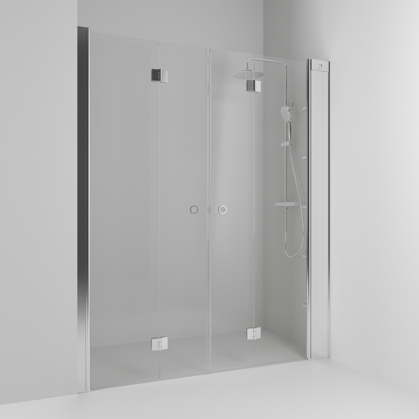 NISCHDUSCH SVEDBERGS SKOGA VIK ALU BLANK KLAR DUBBEL INTHT 140X3X198CM