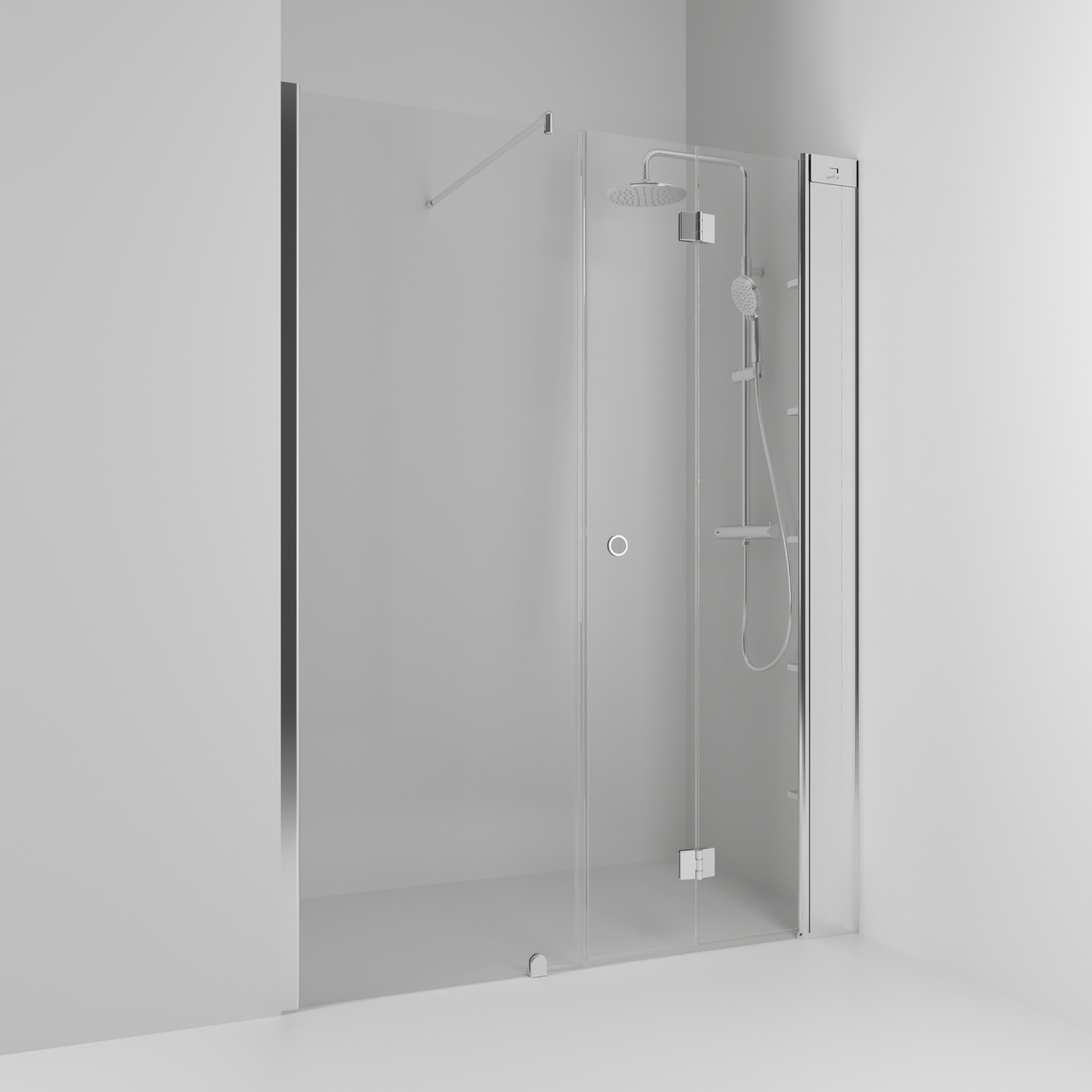 NISCHDUSCH SVEDBERGS SKOGA VIK/FAST ALU BLANK KLAR DUB INTHT 140X3X198