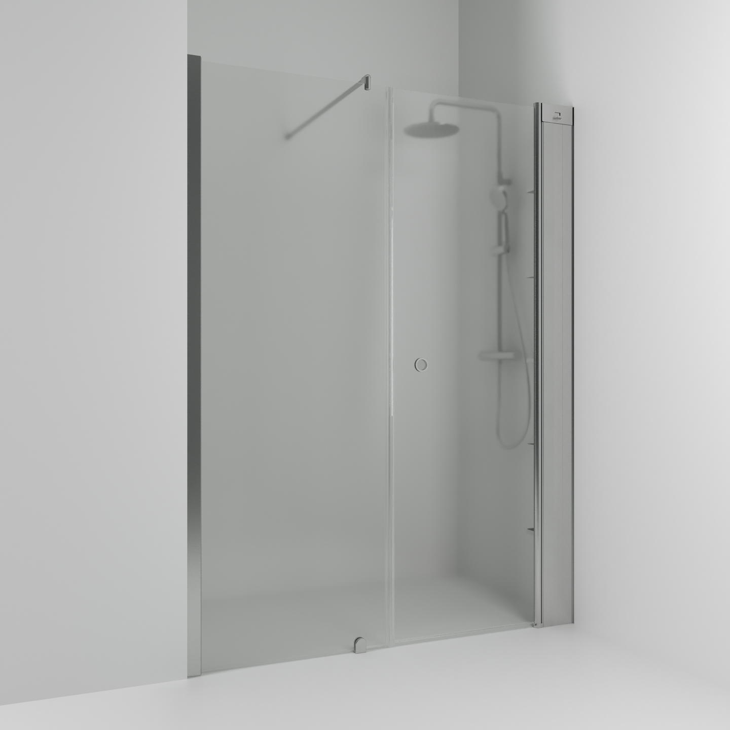 NISCHDUSCH SVEDBERGS SKOGA RAK/FAST ALU MATT FROST INTHT 140X198X3CM