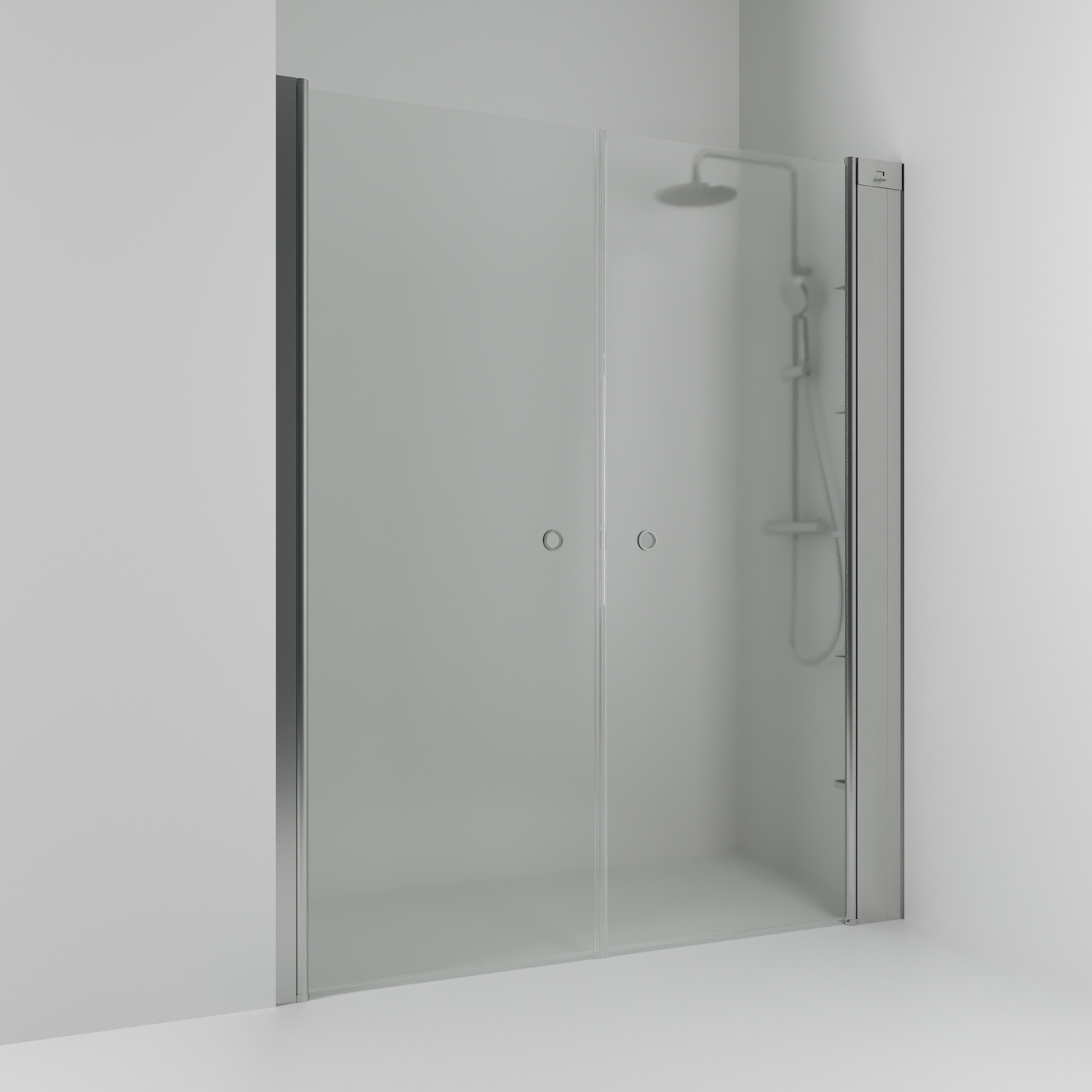 NISCHDUSCH SVEDBERGS SKOGA RAK ALU MATT FROST DUBBEL INTHT 108X198X3CM