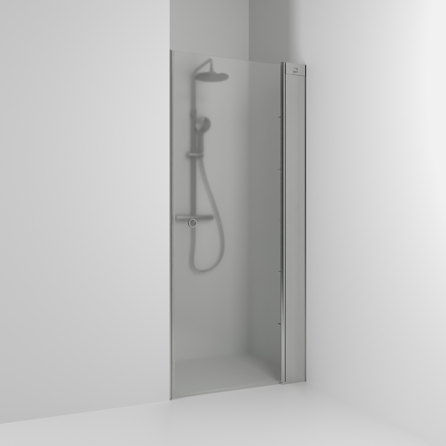 NISCHDUSCH SVEDBERGS SKOGA RAK ALU MATT FROST ENKEL INTHT 76,3X198X3CM