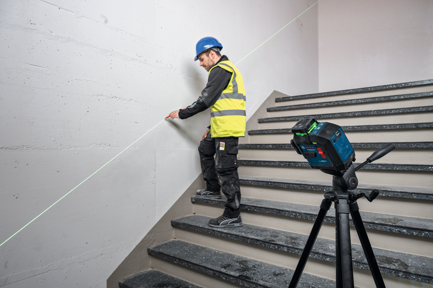 LINJELASER BOSCH GRÖN GLL 80-33 G/LI