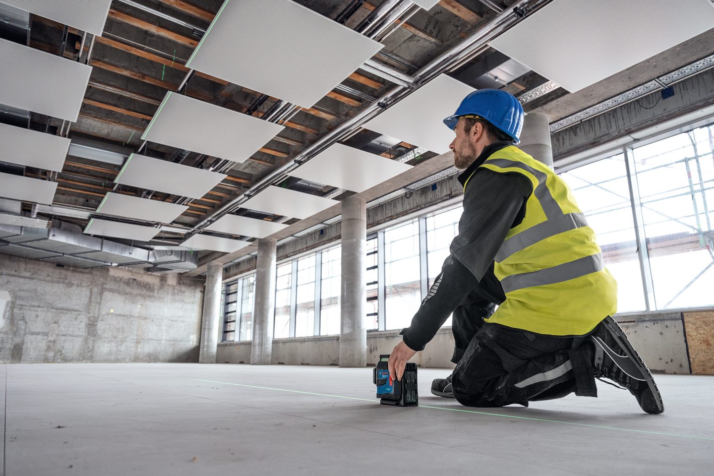 LINJELASER BOSCH GRÖN GLL 80-33 G/LI