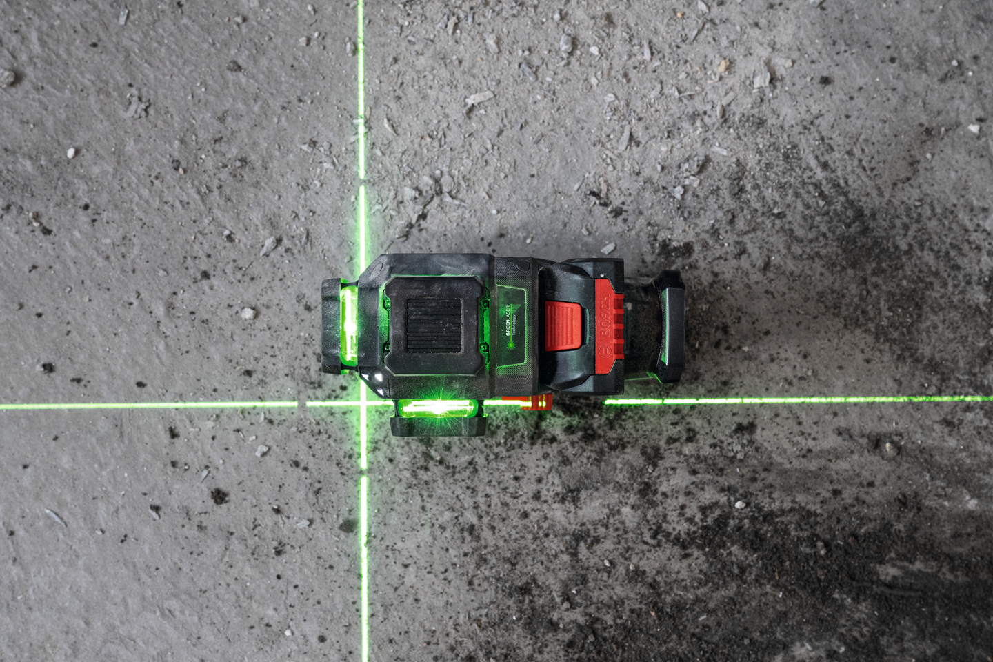 LINJELASER BOSCH GRÖN 18V-120-33, CG/DK20/4AH