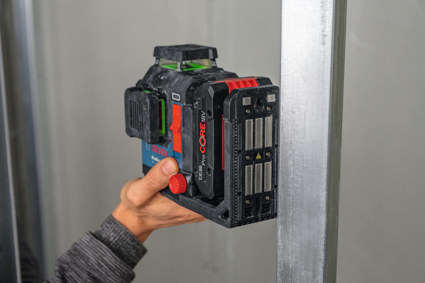 LINJELASER BOSCH GRÖN 18V-120-33, CG/DK20/4AH