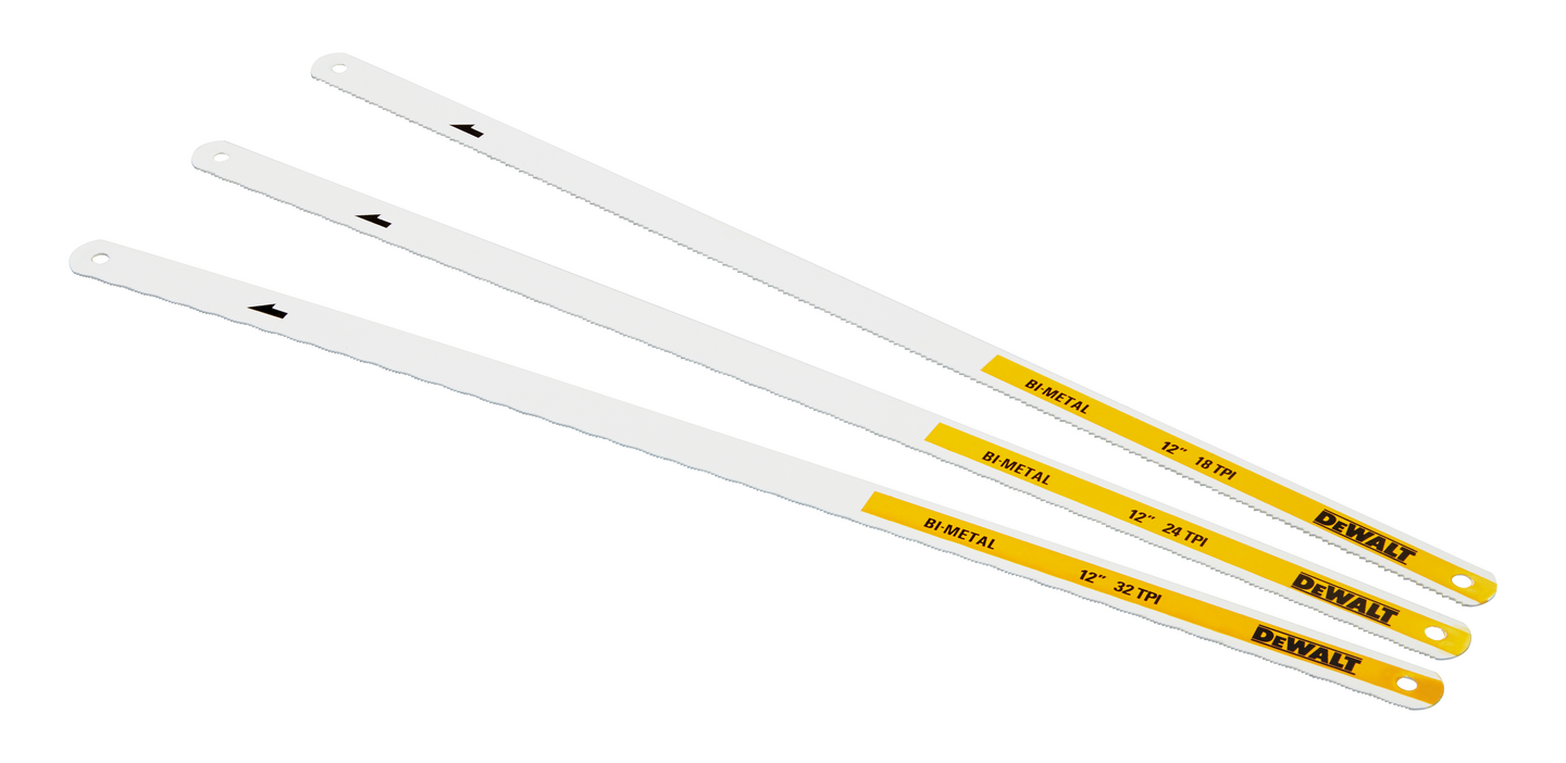 Sahanteräsarja Dewalt rauta 3kpl