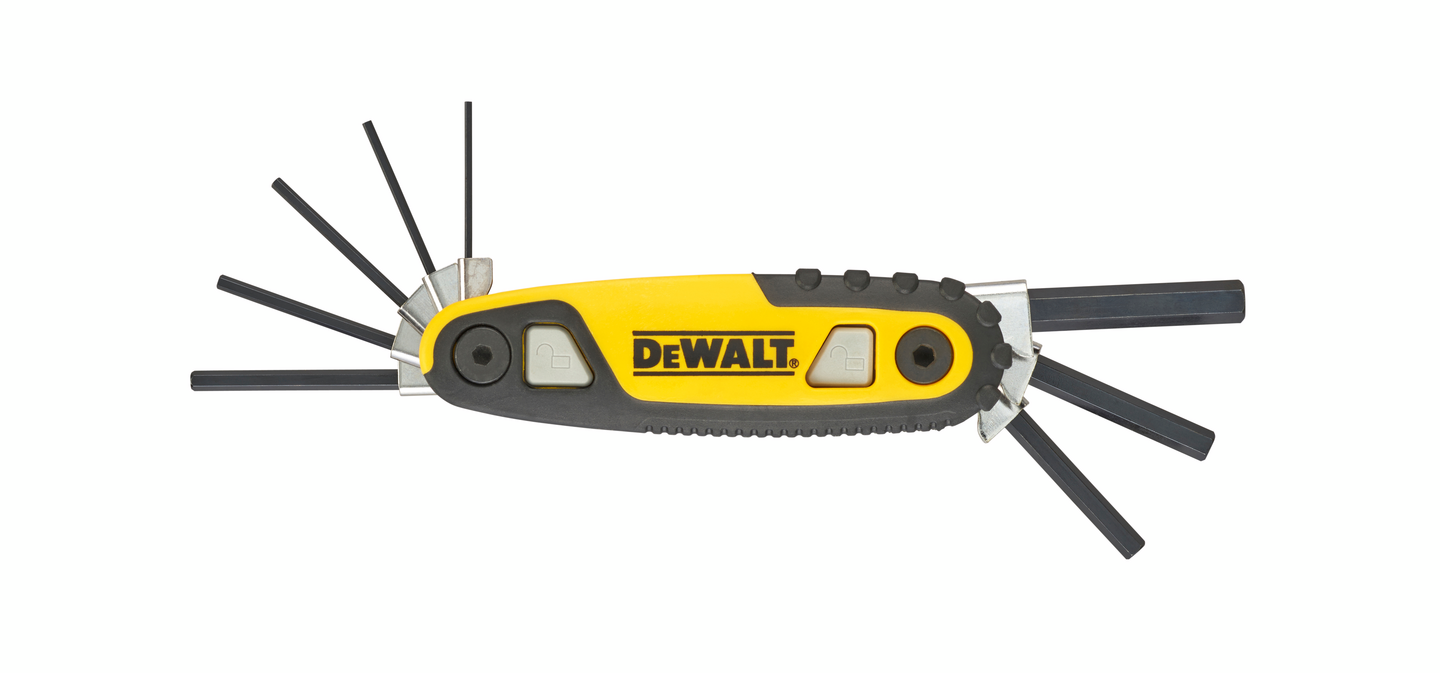 INSEXNYCKEL DEWALT DWHT0-70263 SET FÄLLBART