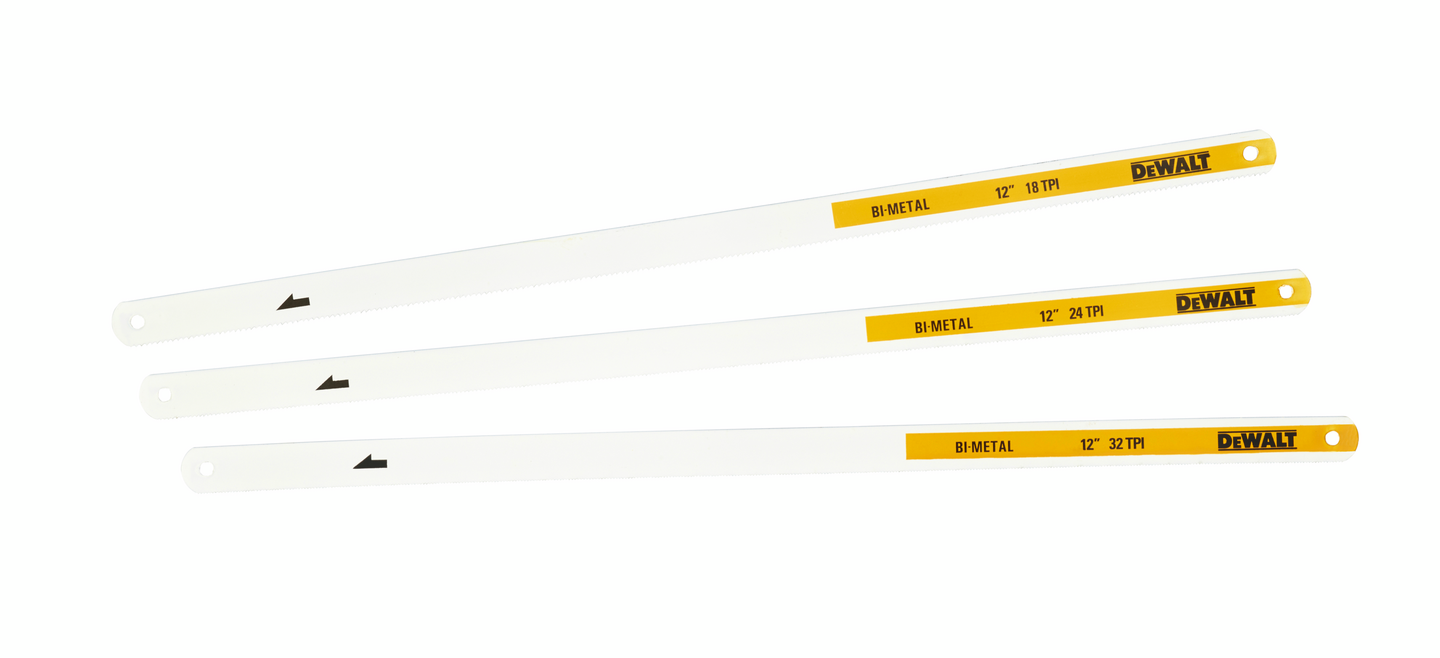 Sahanteräsarja Dewalt rauta 3kpl