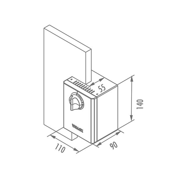 Ohjauskeskus Vallox 1992A PT