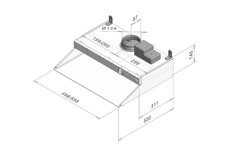 Liesikupu Vallox PTX 600 valkoinen