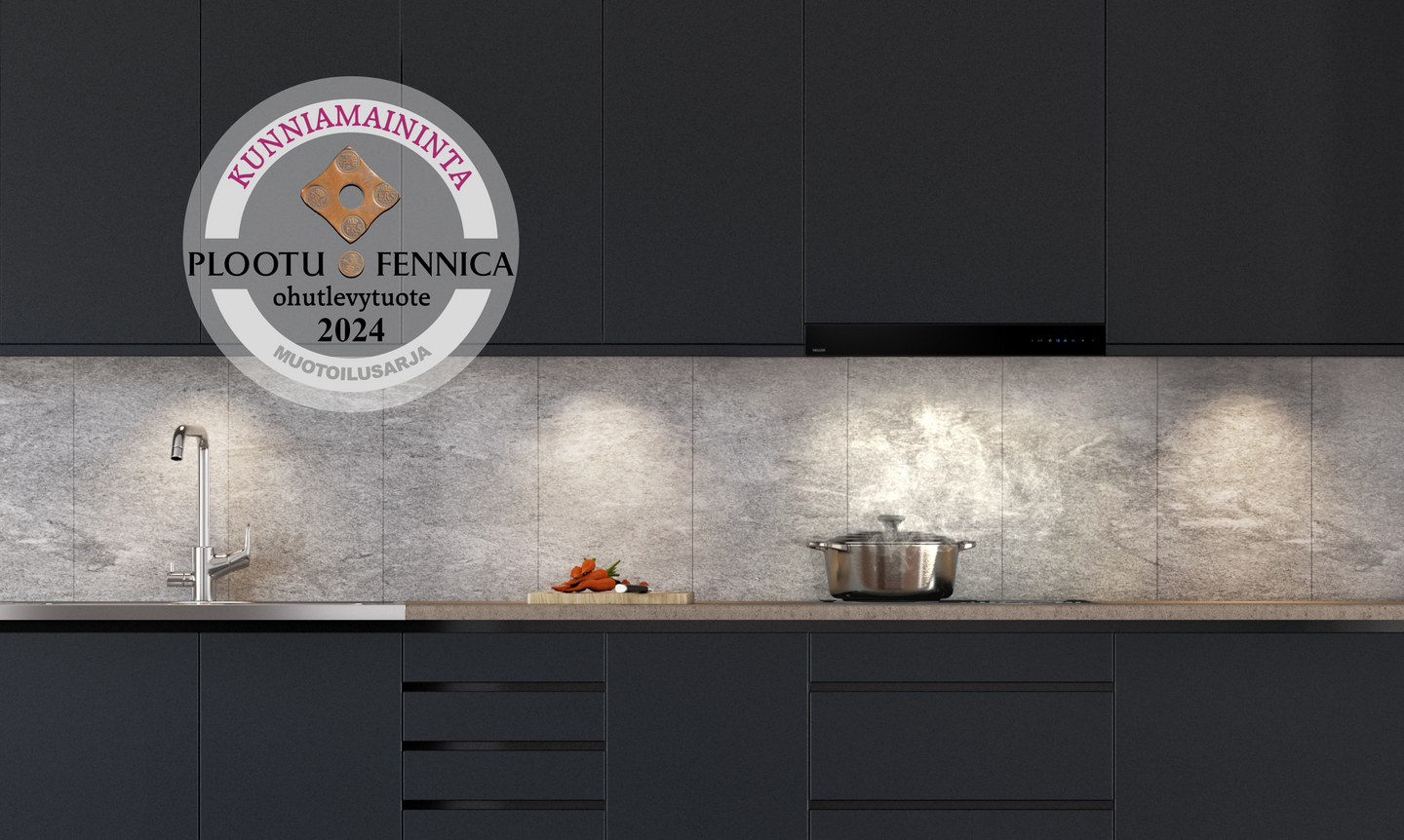 Liesikupu Vallox Delico KTD 600 musta