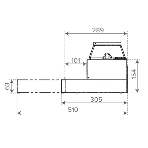 Liesikupu Vallox Delico PTD AC 500 valkoinen