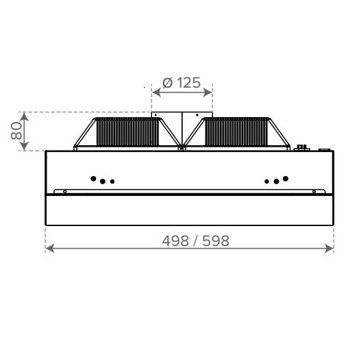 Liesikupu Vallox Delico PTD AC 500 musta
