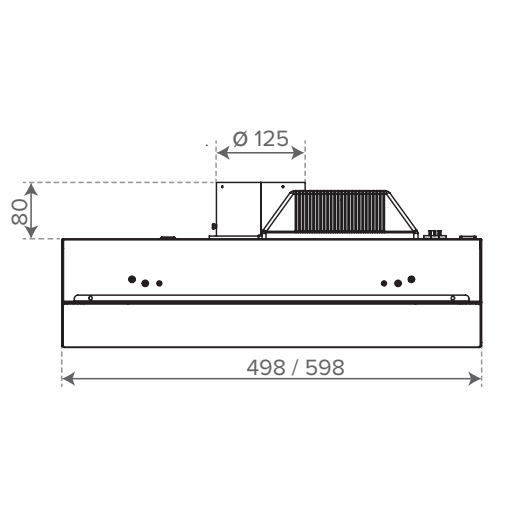 Liesikupu Vallox Delico KTD A 600 valkoinen