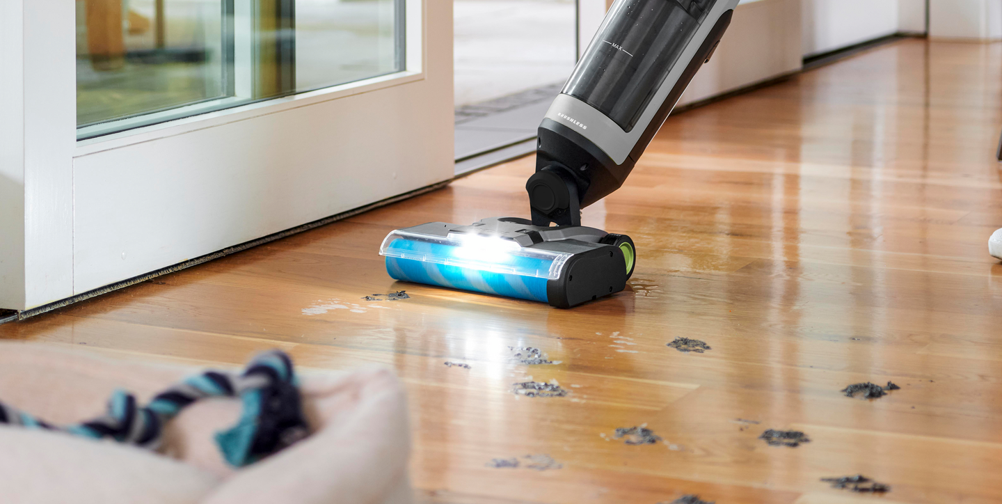 Lattiapesuri Ryobi RHFC18BL-0 18V ONE+ hiiliharjaton moottori ei akkua mukana