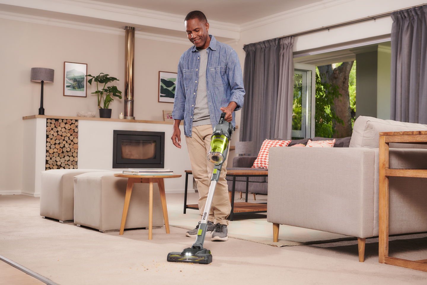 Varsi-imuri Ryobi RSVS18-0 18V ONE+ ei akkua mukana