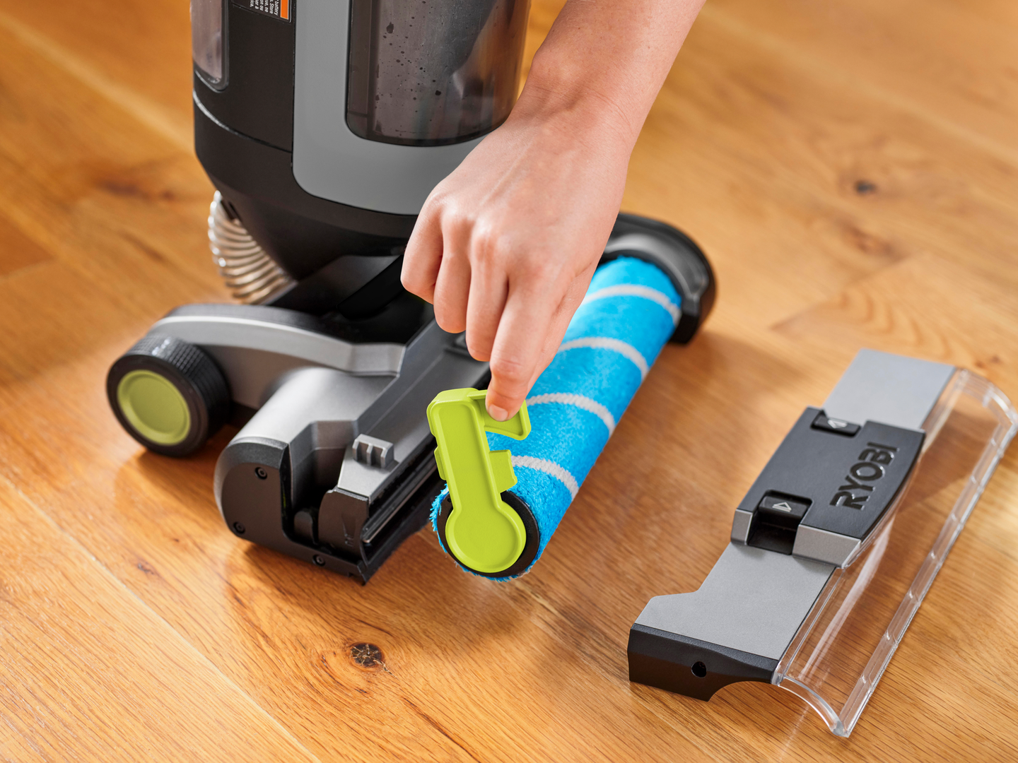 Lattiapesuri Ryobi RHFC18BL-0 18V ONE+ hiiliharjaton moottori ei akkua mukana