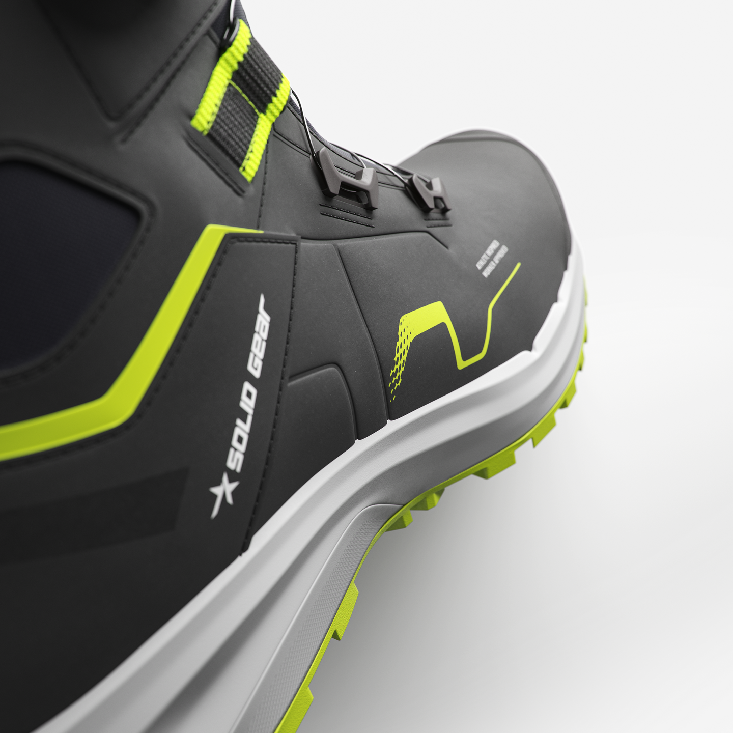 Turvakengät Solid Gear Sonar Mid Green SG80205 koko 37