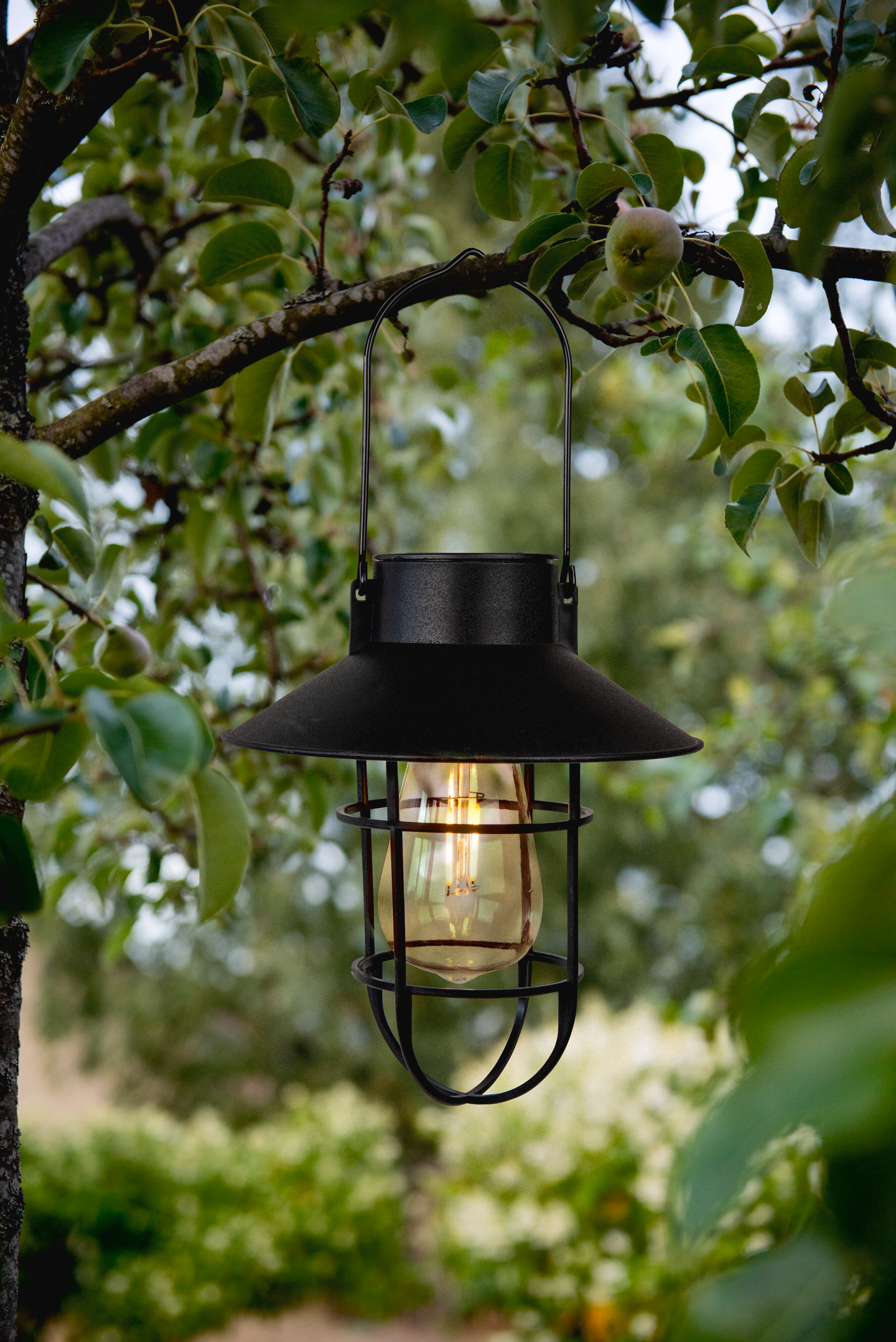 Solarlyhty Airam Logan 18cm musta