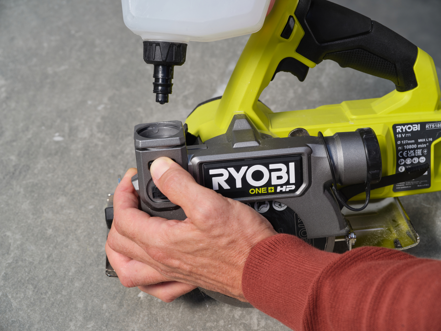 Akkulaattasaha Ryobi RTS18C-0 18V ONE+ HP runko