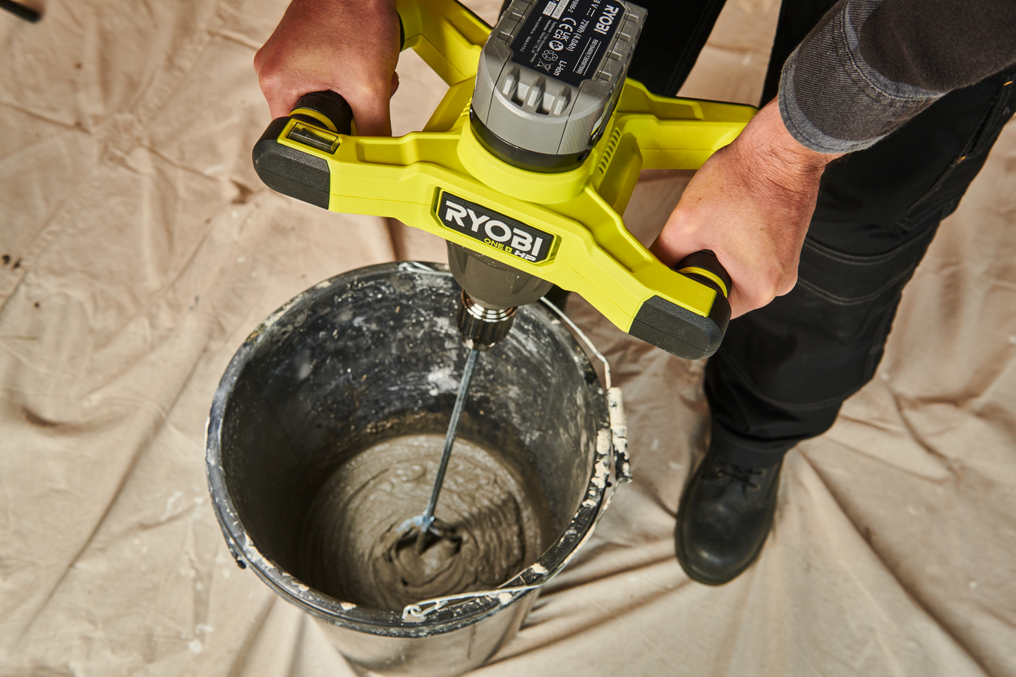 Akkusekoituskone Ryobi RPM18X-0 18V ONE+ HP runko