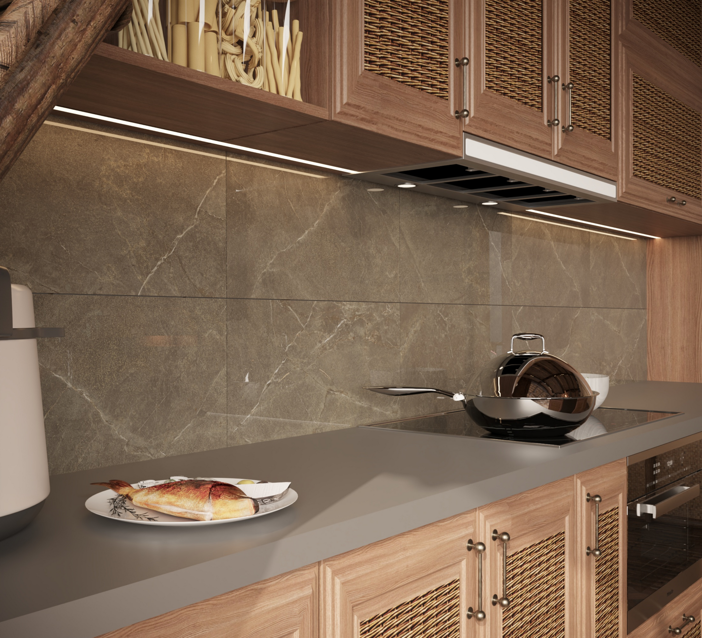 Seinälaatta Cello Veinstone 30x60 ruskea matta RT 1,62m²