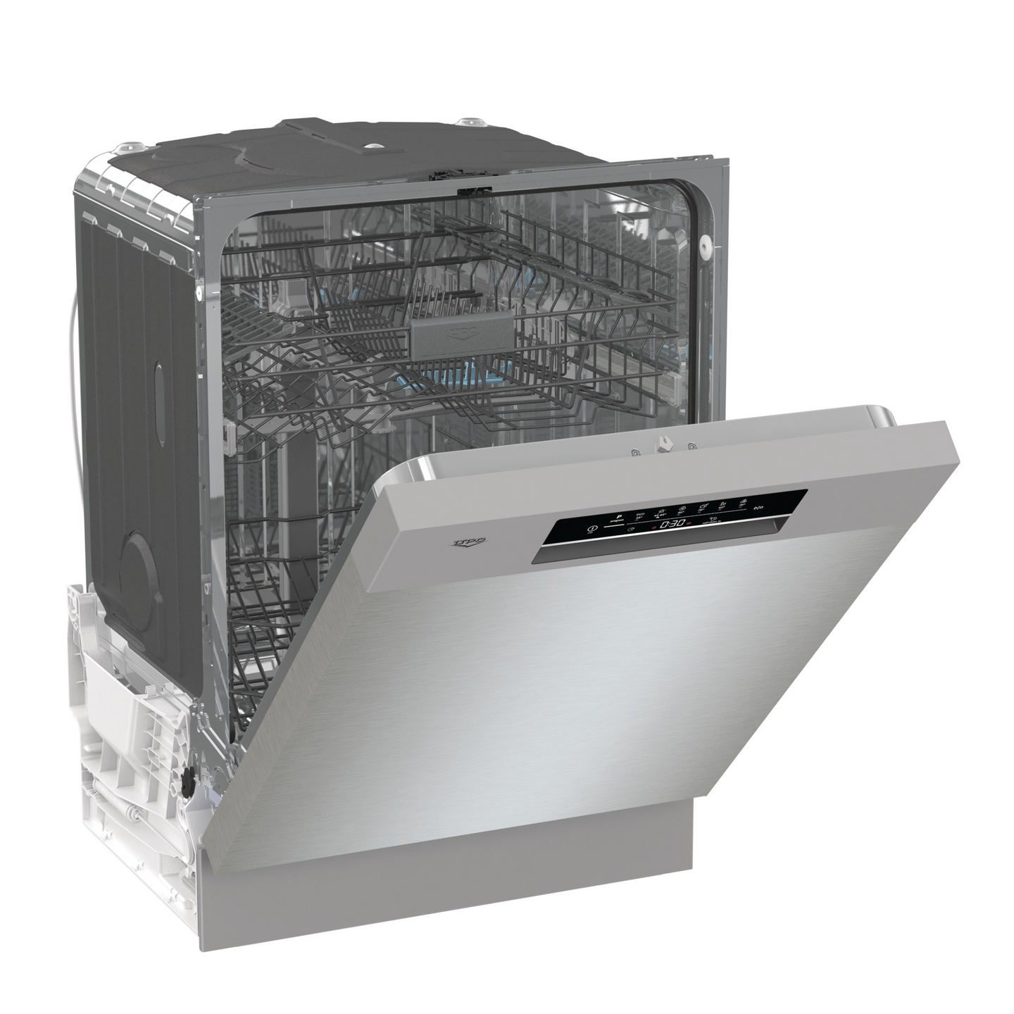 Astianpesukone UPO UU642D60X 60cm teräs