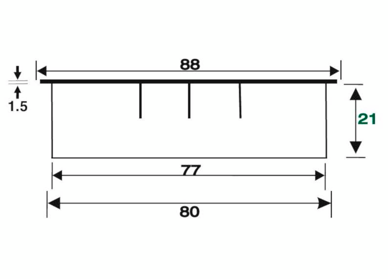 Kaapeliläpivienti Loop Round kannella valkoinen
