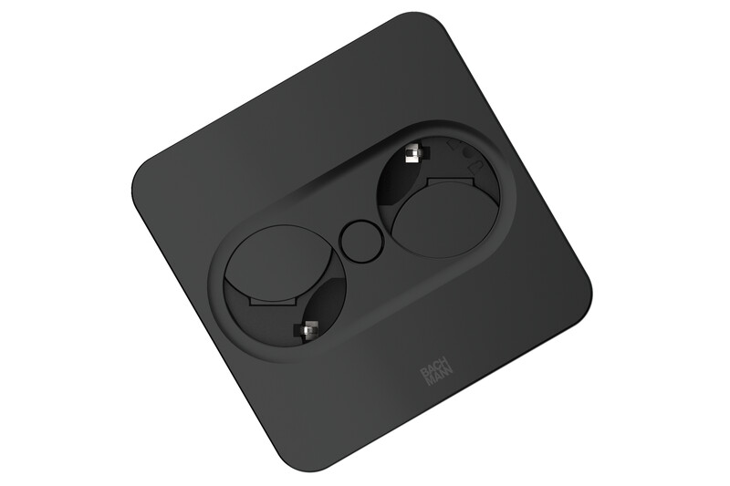 Pistorasia Twist 2 neliö 2pr musta