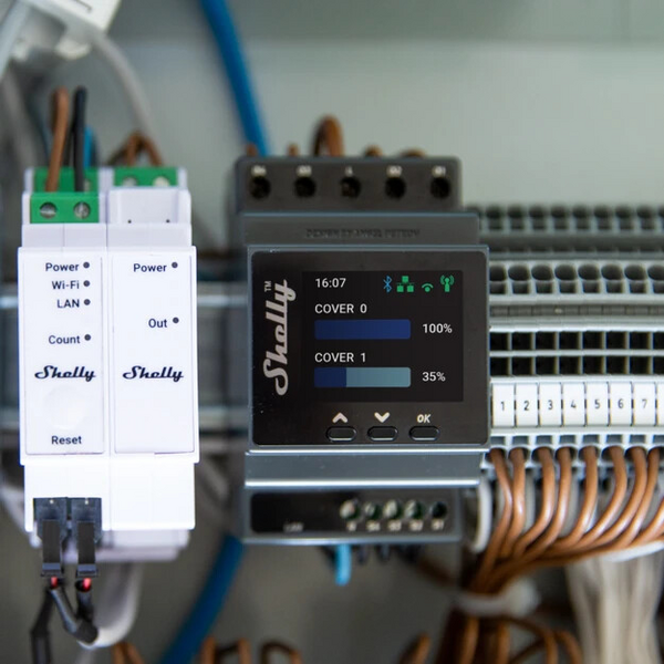 Releyksikkö Shelly Pro Dual Cover PM