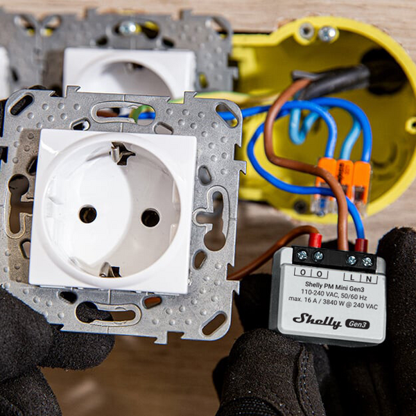 Energiamittari Shelly PM Mini Gen3