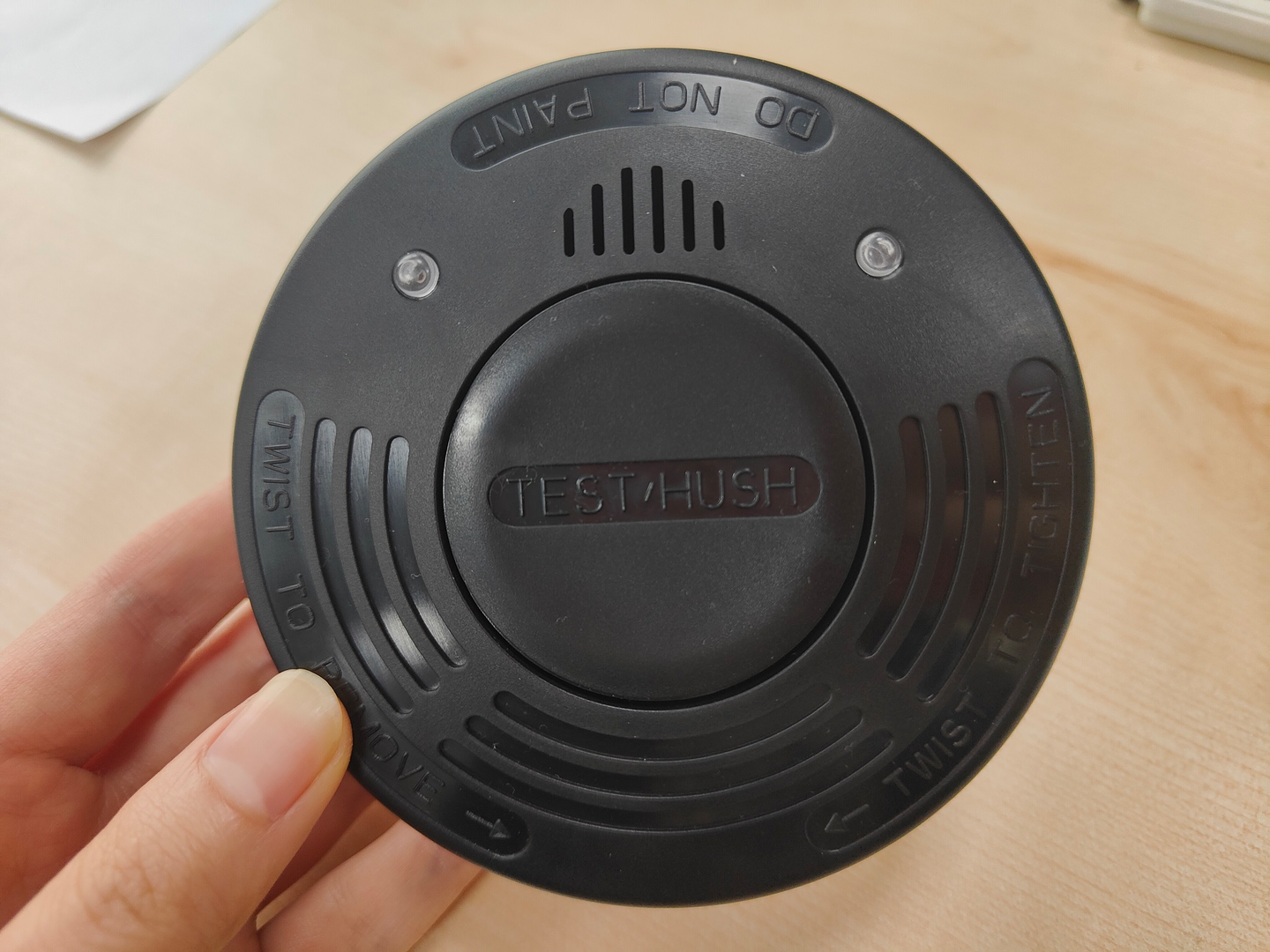 Palovaroitin OPAL savu-/palohälytin 10v paristolla musta