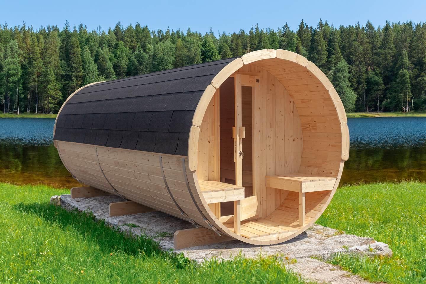 Tynnyrisauna 10,0m²