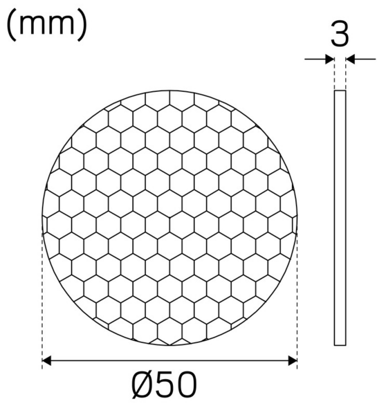 Optinen lisätarvike Hide-a-lite kennoverkko Focus Track Gu10